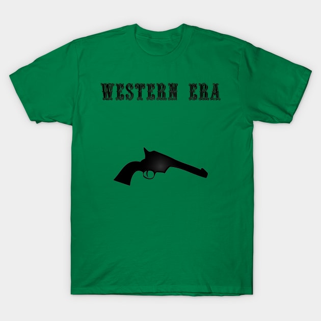 Western Era - Revolver 1 T-Shirt by The Black Panther